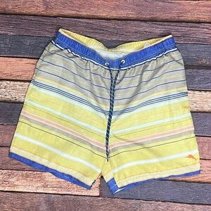 Tommy Bahama Striped Board Shorts Mens Swim Trunks Swimwear